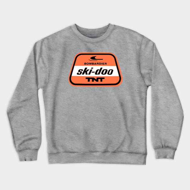 Ski Doo TNT vintage Snowmobile Crewneck Sweatshirt by Midcenturydave